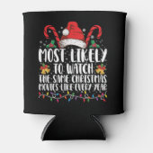 同じクリスマスムービーを見る可能性が最も高い 缶クーラー (正面)