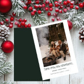 同じクルー、新たな冒険、クリスマス・フォトカード 招待状