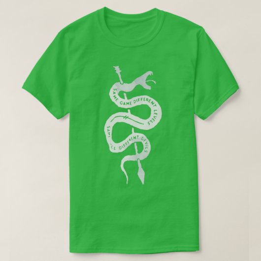 同じゲー違うムレベルの地獄違う開発 Tシャツ (デザイン正面)