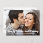 同じビッグラブ 小さなウェディングフォト 案内ポストカード (正面/裏面)