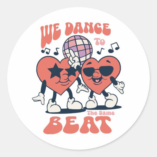 同じリズムで踊ろう ラウンドシール (正面)