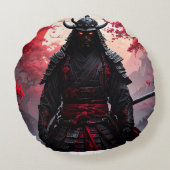 同じ二人の侍 ラウンドクッション (裏面)