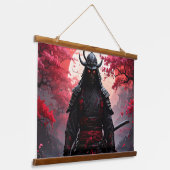 同じ二人の侍 吊り下げ型タペストリー (傾斜あり)