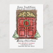 同じ伝統の新しいホームクリスマス 案内ポストカード (正面)