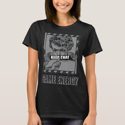 同じ保エネルギー黒のキャンバス4s一致 tシャツ (正面)