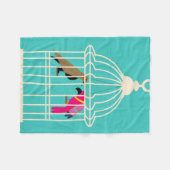 同じ家の敵 フリースブランケット (正面(横))