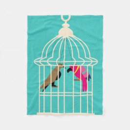 同じ家の敵 フリースブランケット