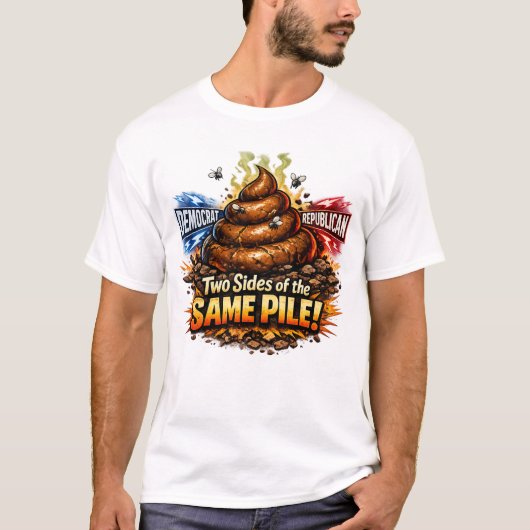 同じ山の二つの側面 Tシャツ (正面)