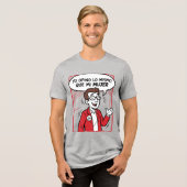 同じ意見です トライブレンドTシャツ (正面全面)