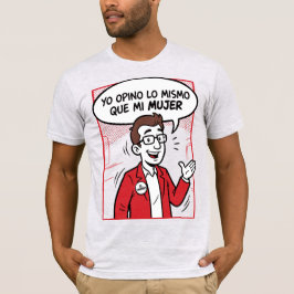 同じ意見です Tシャツ