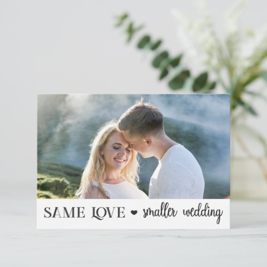 同じ愛の小さ結婚い小さシンプルい写真 (スタンド正面)