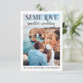 同じ愛の小さ結婚い小さシンプルい写真 (スタンド正面)