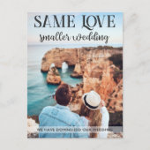 同じ愛の小さ結婚さの小さシンプルい写真p ポストカード (正面)