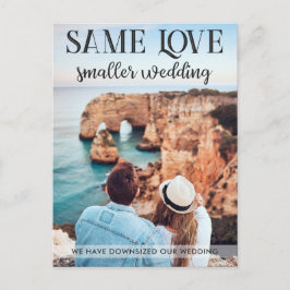 同じ愛の小さ結婚さの小さシンプルい写真p ポストカード