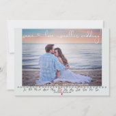 同じ愛より小さな結婚式の日付写真を保存 セーブザデート (正面)