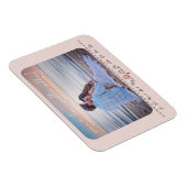 同じ愛より小さな結婚式の日付写真を保存 マグネット (右側)