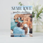 同じ愛小さな結婚式 縮小 シンプル フォト (スタンド正面)