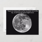 同じ明るい月 ポストカード (正面/裏面)
