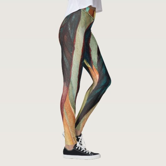 同じ時期に色のついた紅葉 レギンス (右)