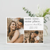 同じ時間同じ場所の新しい日付日付カードを保存 セーブザデート (スタンド正面)