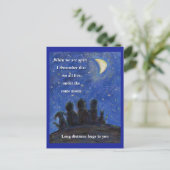 同じ月の絵はがき下に ポストカード (スタンド正面)