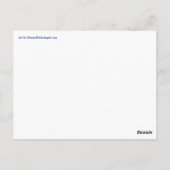 同じ月の絵はがき下に ポストカード (裏面)