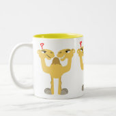 同じ漫画のラクダの両側 ツートーンマグカップ (左)