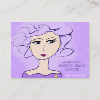 同じ物でも変化は起こらない 名刺