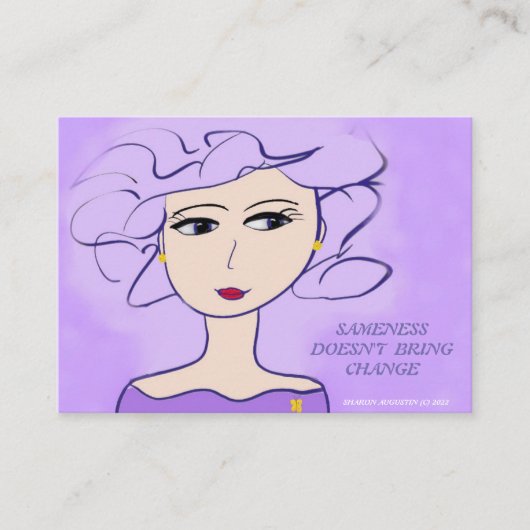 同じ物でも変化は起こらない 名刺 (正面)