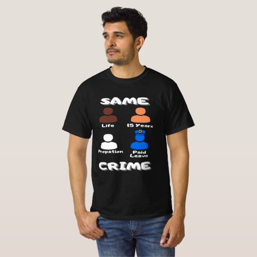 同じ犯罪 Tシャツ (正面フル)
