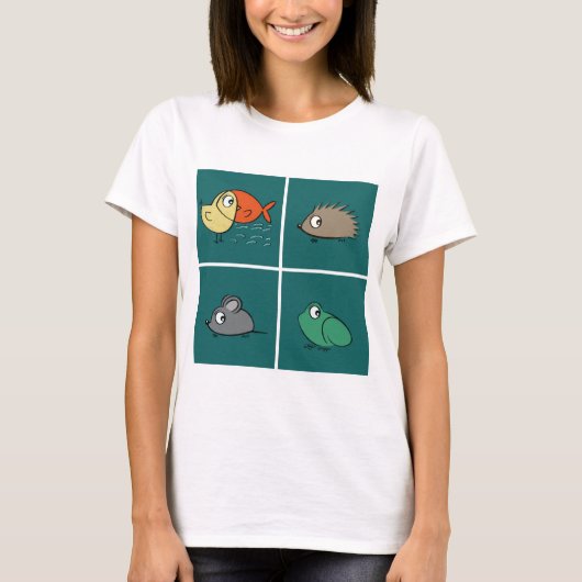 同じ瞳、違う形 Tシャツ (正面)