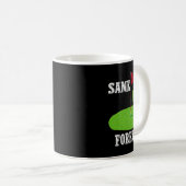 同じ穴にずっと グルーム バチェラーパーティー 面白い ゴルフ コーヒーマグカップ (正面右)