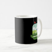 同じ穴にずっと 笑えるゴルフ バチェラーパーティー前のプレウェディング コーヒーマグカップ (正面右)