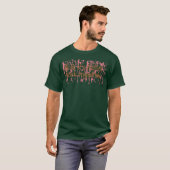 同じ羽の鳥は集まる1 家族 Tシャツ (正面フル)