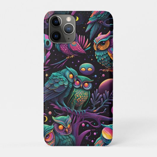 同じ羽根のフクロウたち Case-Mate iPhoneケース (裏)