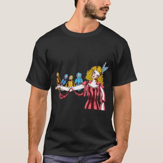 同じ羽根の鳥たち Tシャツ (正面)