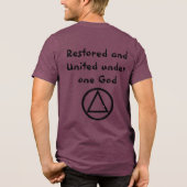 同じ船で難破したAAデザイン トライブレンドＴシャツ (裏面)