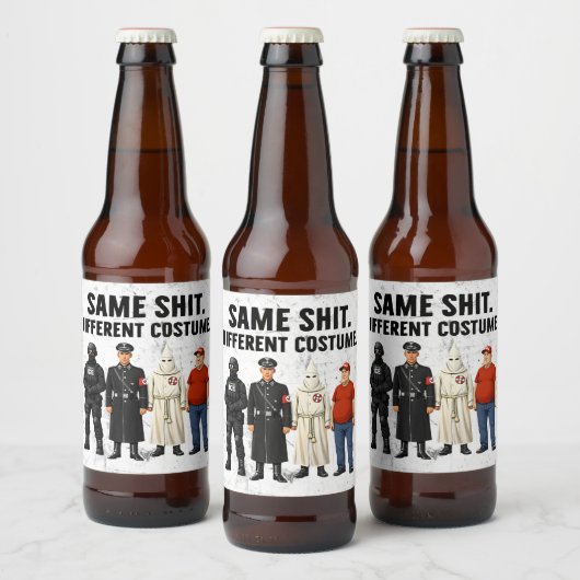 同じ違うコスチューム ビールラベル (ボトル)