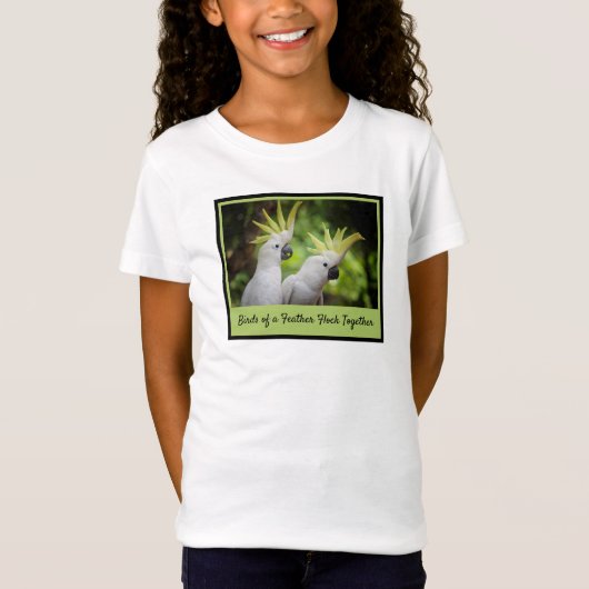 同じ鳥は一緒に群れをなす カカポー Tシャツ (正面)