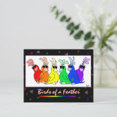 同じ鳥は同じ羽を持つ ポストカード (スタンド正面)