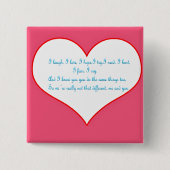 同じ 缶バッジ (正面)