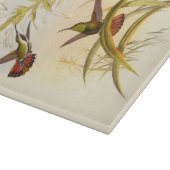 同カラフルじ花を目指すハチドリ二羽 カッティングボード (角)