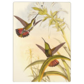 同カラフルじ花を目指すハチドリ二羽 クリップボード (裏面)