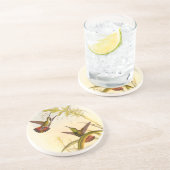 同カラフルじ花を目指すハチドリ二羽 コースター (側面)