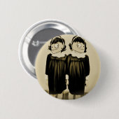 同一のクローン 缶バッジ (正面&裏面)