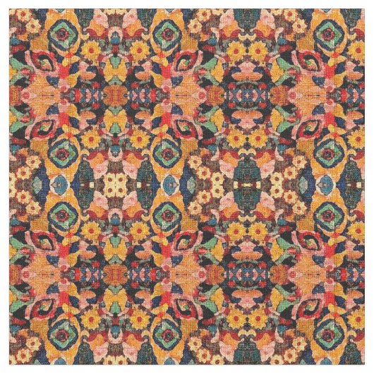 同世代の人、水彩画、タペストリーのデザイン ファブリック (クローズアップ)