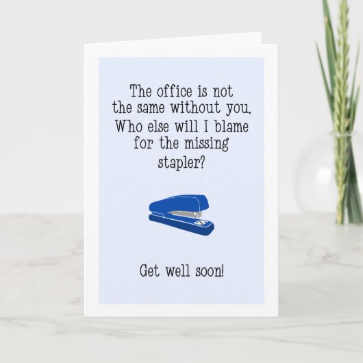 同僚おもしろいのことわざを早く回復する シーズンカード (正面)