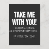 同僚おもしろいの別れのマグ離れボー シーズンポストカード (正面)