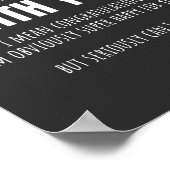 同僚おもしろいの別れのマグ離れボー ポスター (角)