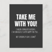 同僚おもしろいの別れのマグ離れボー ポストカード (正面)